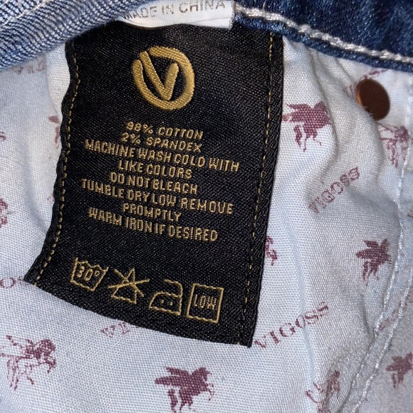 Vigoss Jeans mini denim skirt with buttoned back pockets - Picture 10 of 13